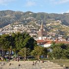 Blick von der Marina über Funchal auf Madeira