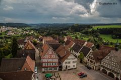 Blick von der Martinskirche auf Dornstetten