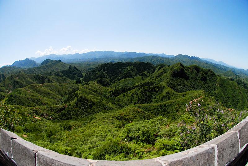 Blick von der Mauer