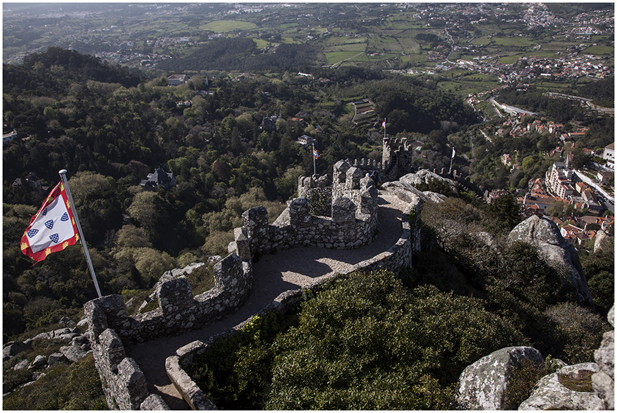 Blick von der Maurischen Burg, Sintra