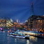 Blick von der Millennium bridge