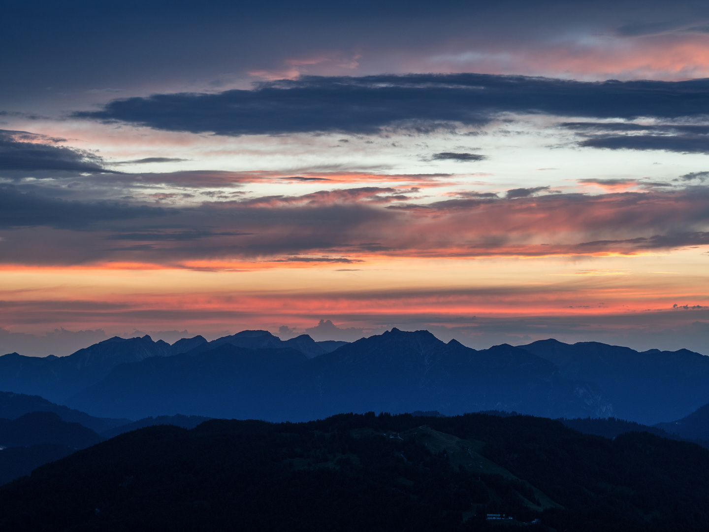 Blick von der Mittenwalder Hütte