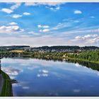 Blick von der Möhnesee Sperrmauer