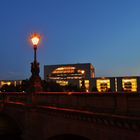 Blick von der Moltkebrücke zum Bundeskanzleramt