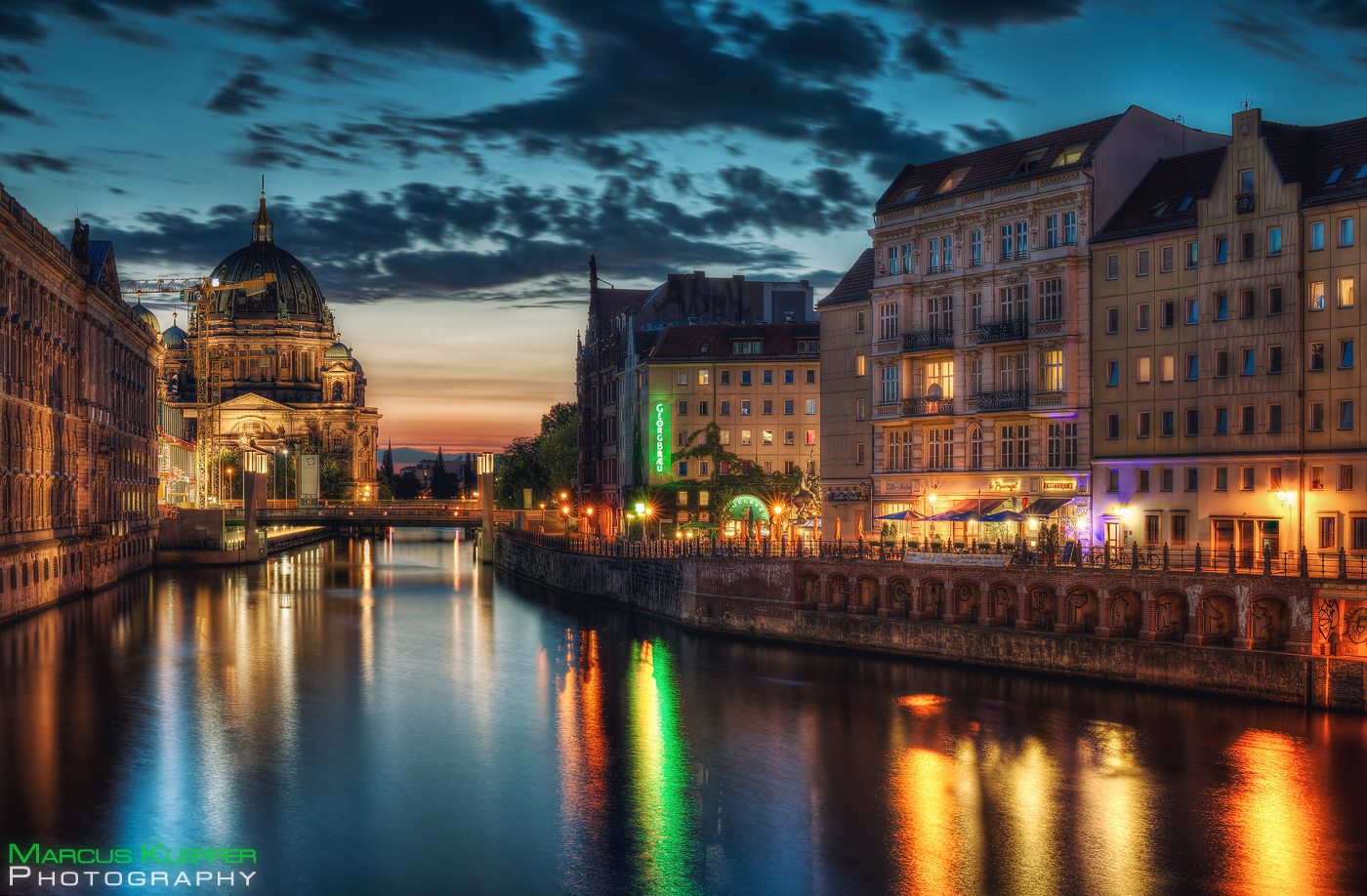 Blick von der Mühlendambrücke