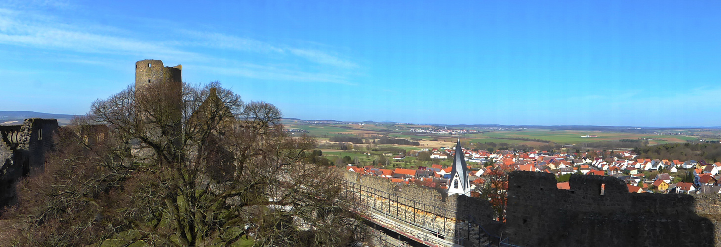 Blick von der Münzenburg -