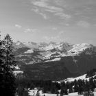 Blick von der "Mythen" Region auf die Schweizer Bergwelt