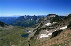 Blick von der Napfspitze 2868 nach Südosten