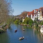 Blick von der Neckarbrücke...