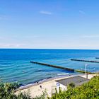 Blick von der Nienhagender Steilküste auf die Ostsee 