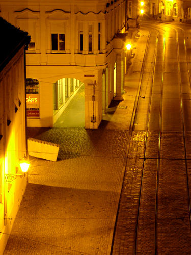 Blick von der Nordseite des Augsburger Domes ins Domviertel 26.10.06