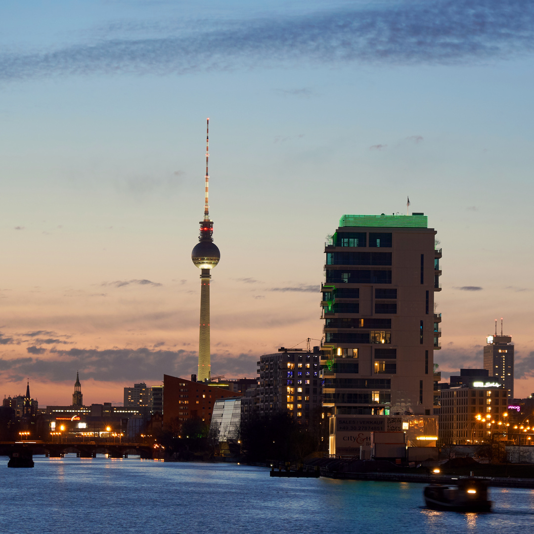 Blick von der Oberbaumbrücke