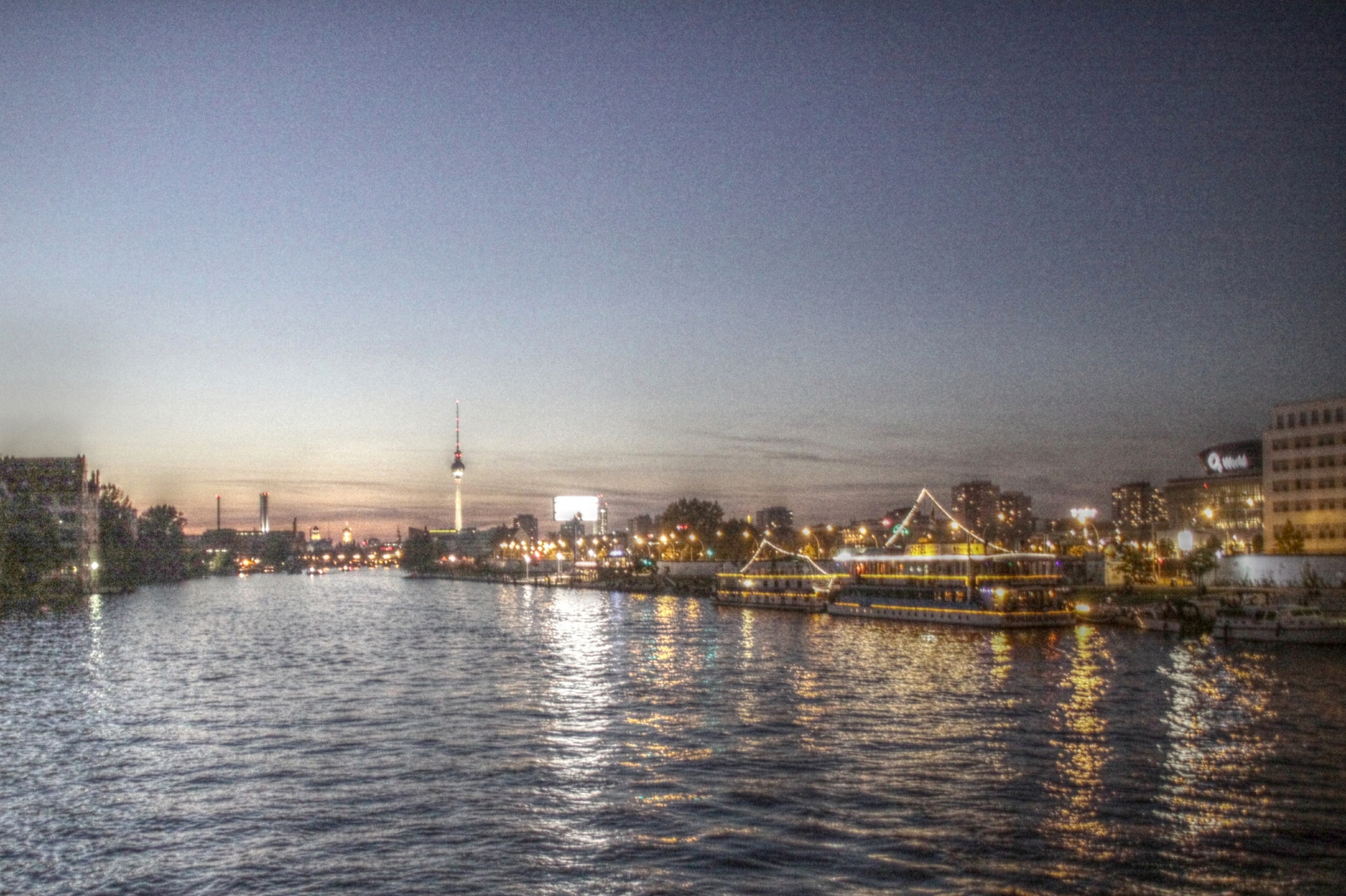 Blick von der Oberbaumbrücke Berlin