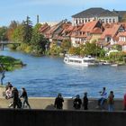 Blick von der oberen Rathausbrücke...