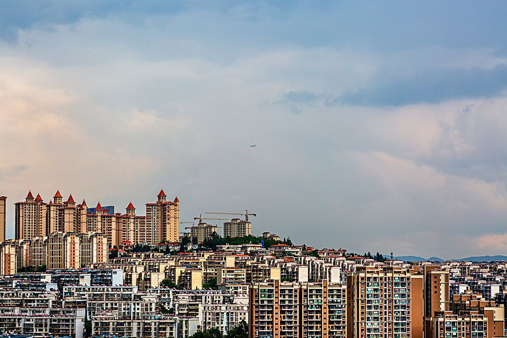 Blick von der Pagode im Tanhua Park