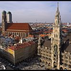 Blick von der Peterskirche auf München