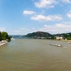 Blick von der Pfaffendorfer Brücke - Koblenz