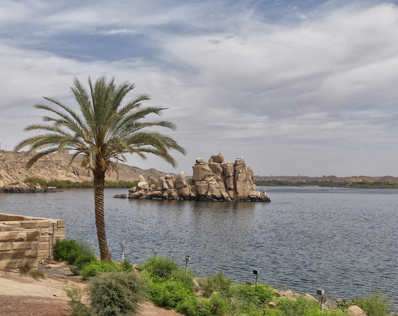 Blick von der Philae Insel