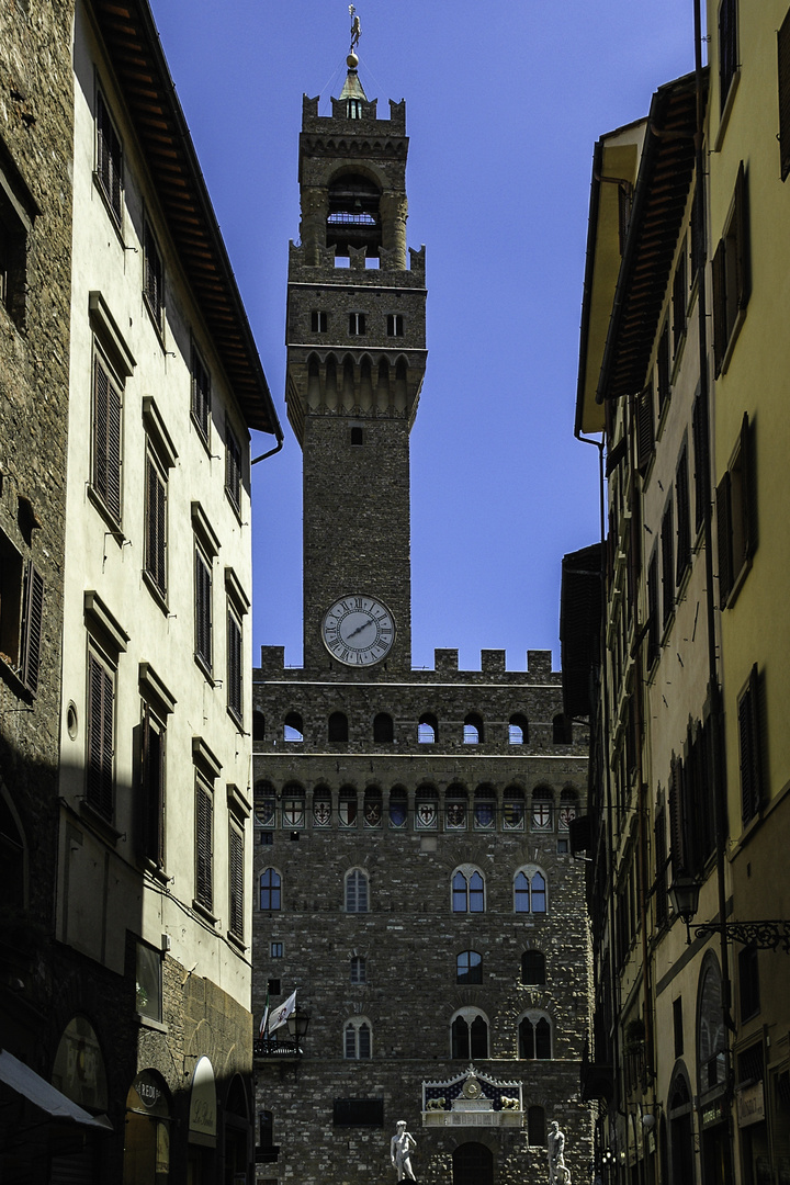 Blick von der Piazzale degli Uffici......