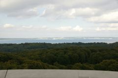 Blick von der Plattform Schloß Granitz /Rügen 