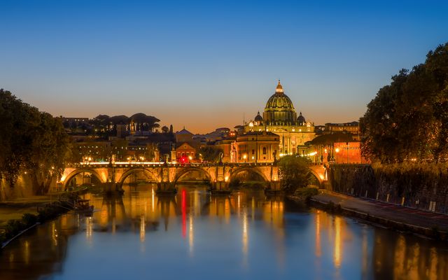 Blick von der Ponte Umberto