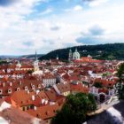 Blick von der Prager Burg auf die Kleinseite von Prag