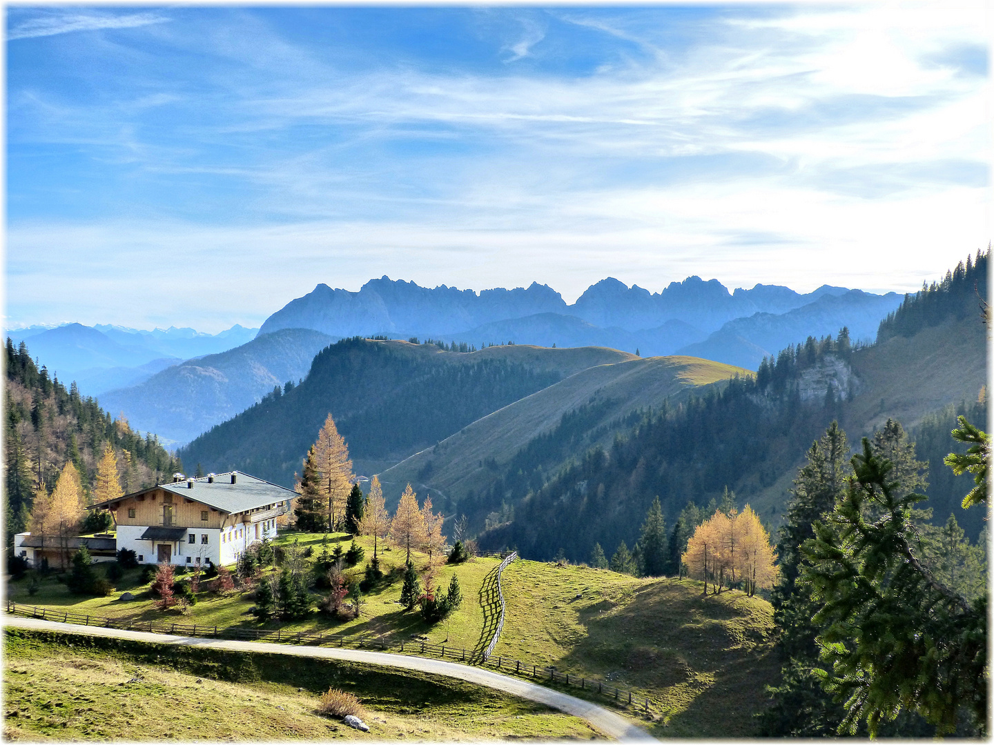 Blick von der Priener Hütte ...