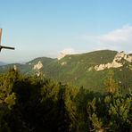 Blick von der Probstwand auf die Benediktenwand