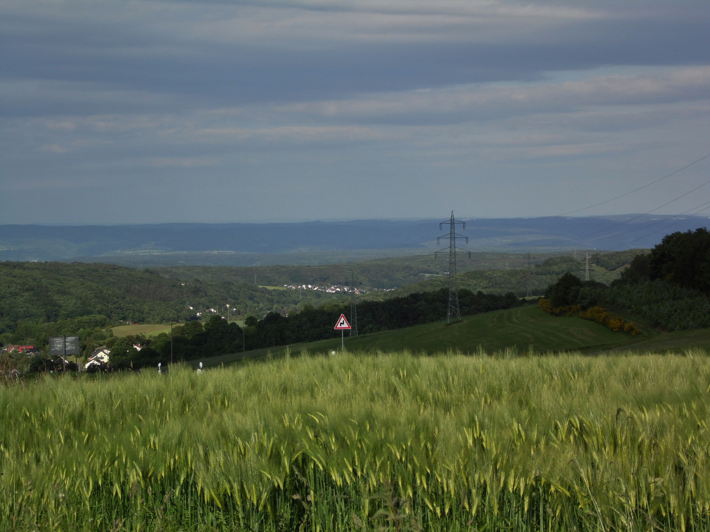 Blick von der Ramersbacher Höhe in den Westerwald