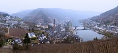 Blick von der Reichsburg auf Cochem