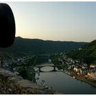 Blick von der Reichsburg auf Cochem / Mosel