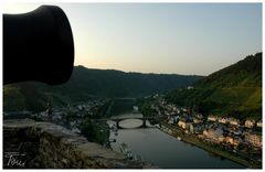 Blick von der Reichsburg auf Cochem / Mosel