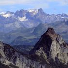 Blick von der Rigi auf Mythen und Glärnisch