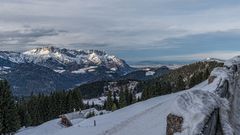 Blick von der Rossfeld Panoramastraße