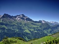 Blick von der Rossgundscharte ins hintere Rappenalptal