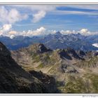 Blick von der Roten Wand im Lechquellgebirge