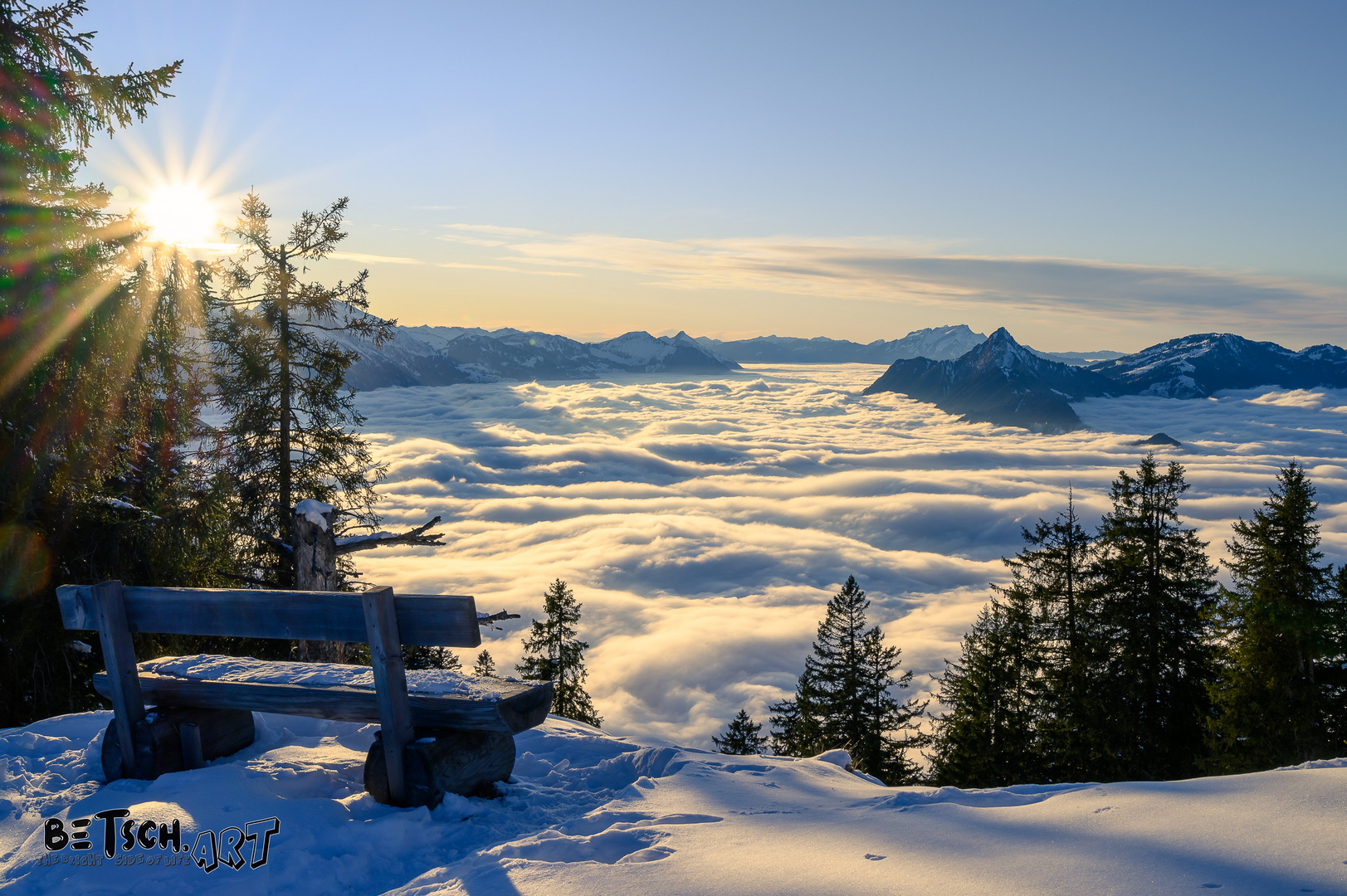 Blick von der Rotenflue Richtung Rigi Hoflue