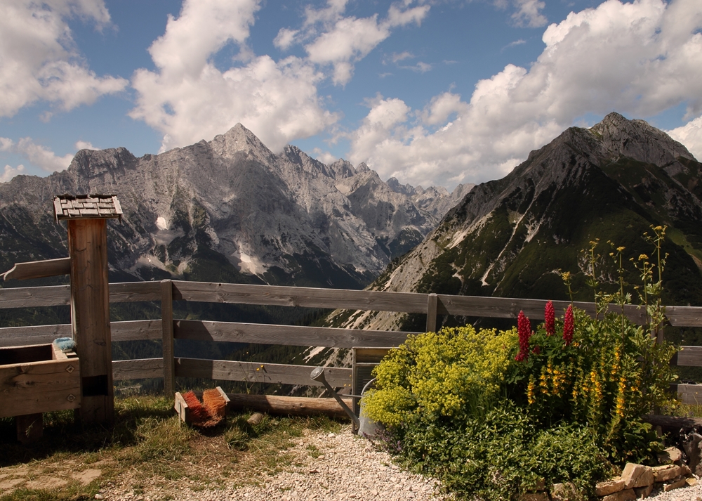 Blick von der Rotmoosalm