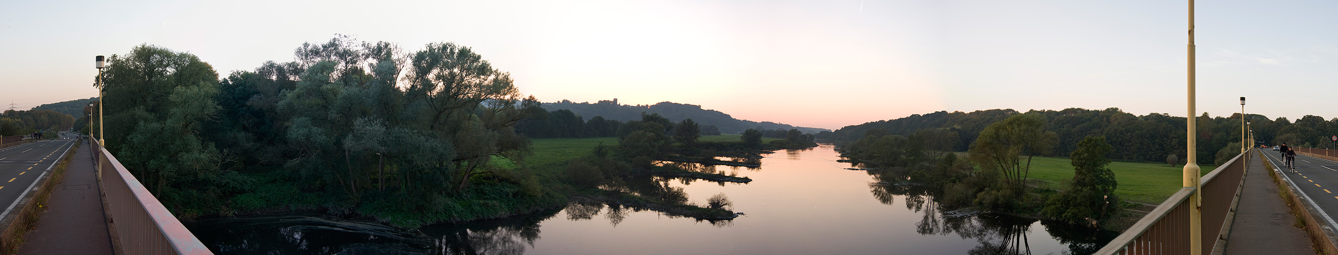 Blick von der Ruhrbrücke