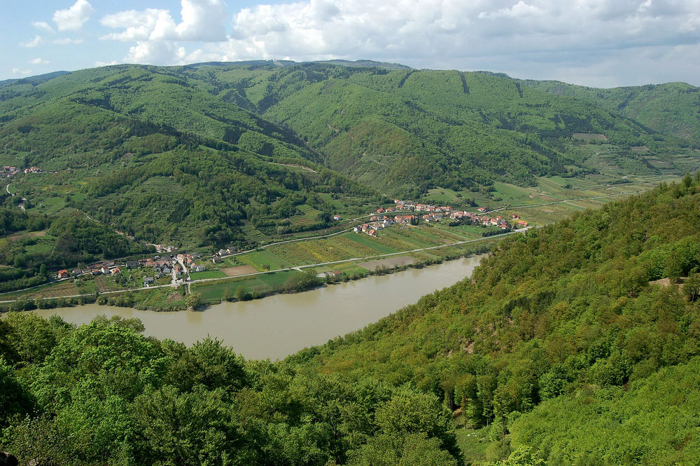 Blick von der Ruine Aggstein