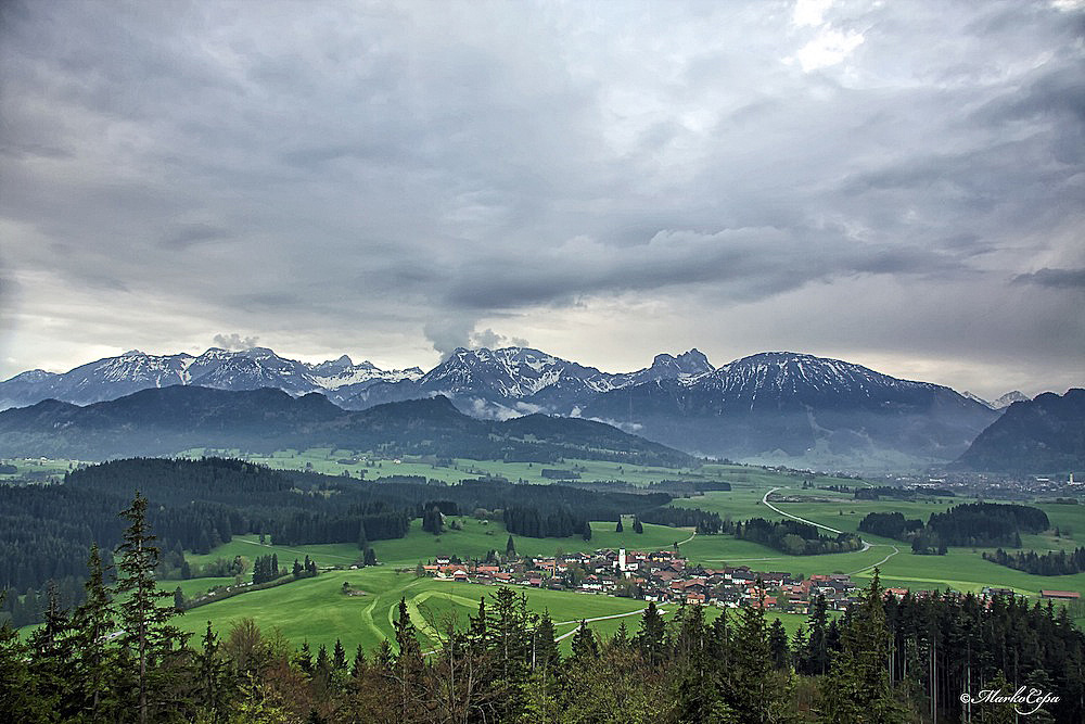 Blick von der Ruine Eisenberg