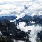 Blick von der Säntis-Spitze (Schweiz) auf...