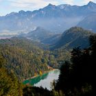 Blick von der Saloberalpe auf den Alatsee