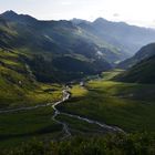 Blick von der Sardonahütte zur Sardona-Alp