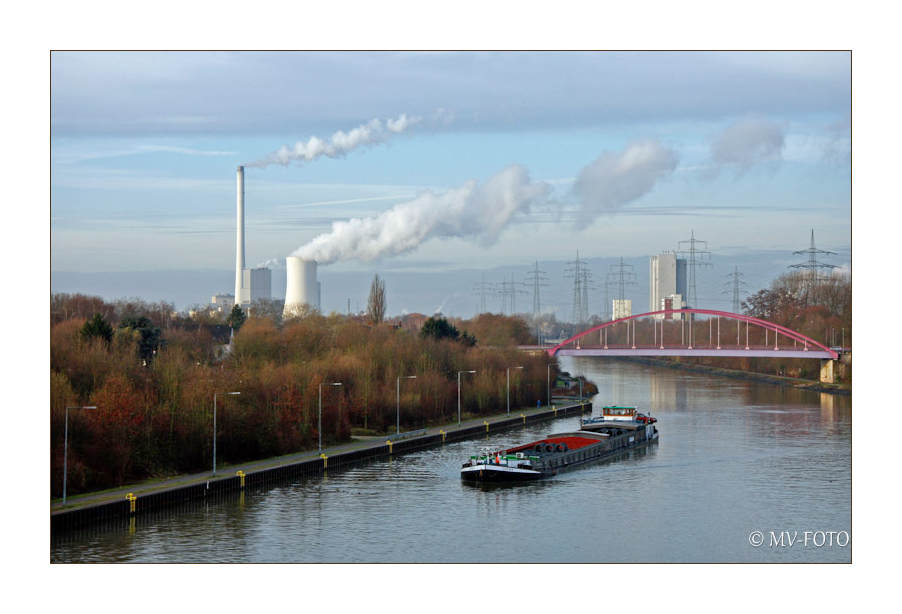 Blick von der Schleuse Herne - Ost