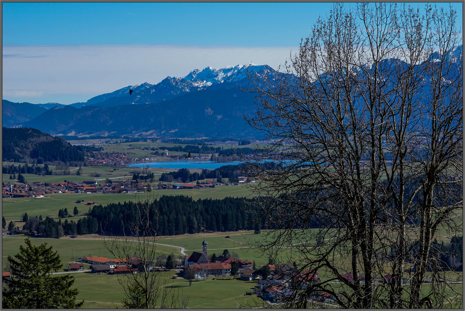 Blick von der Schlossbergalm ....