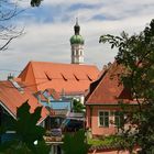 Blick von der Schlossgasse auf St. Jakob