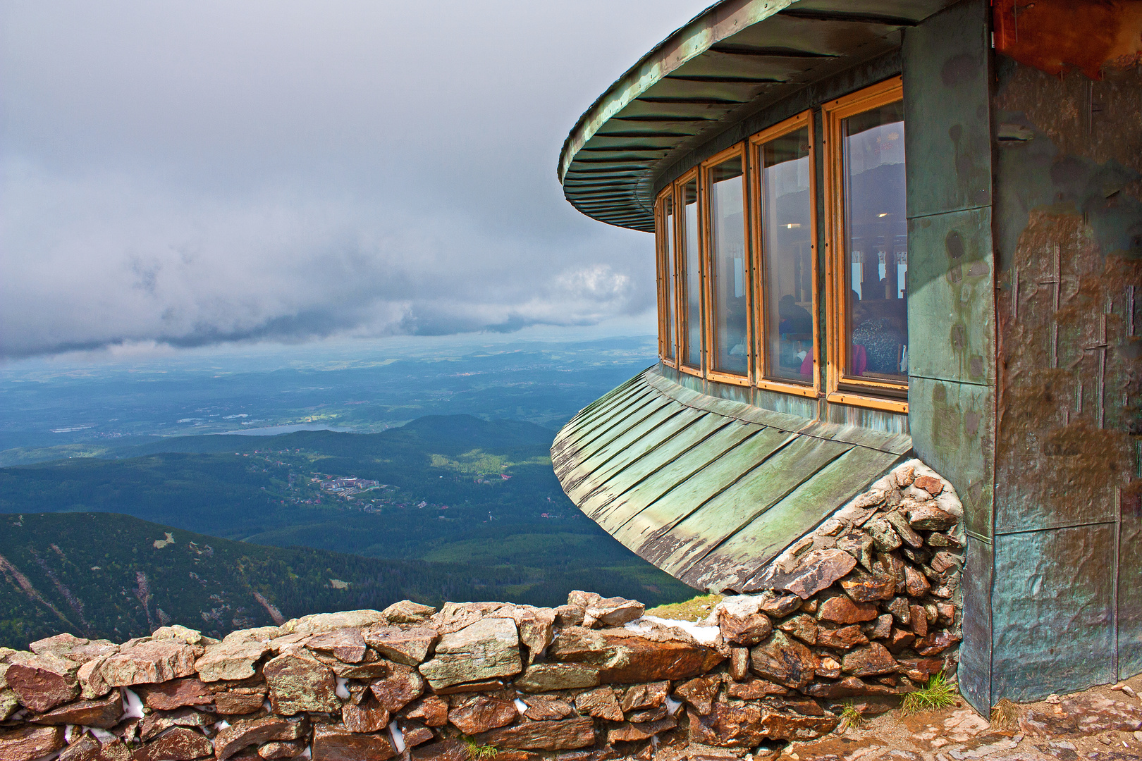 Blick von der Schneekoppe