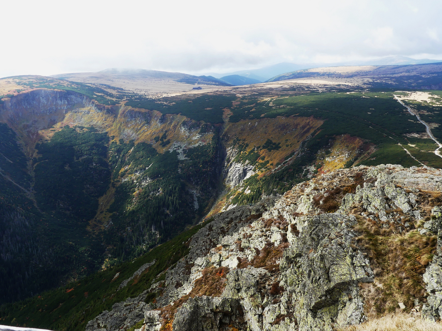 Blick von der Schneekoppe