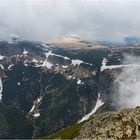 Blick von der Schneekoppe auf die Wiesenbaude